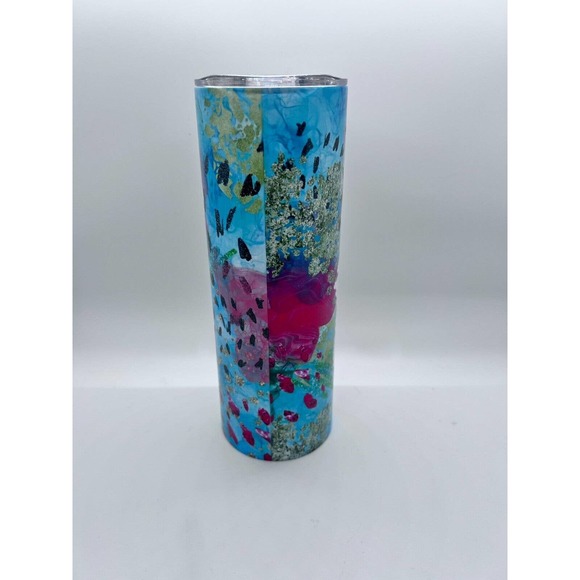 I'm Sorry Did I Roll 20 oz Skinny Tumbler Custom Made, New with Straw and Lid - Picture 3 of 4